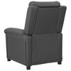 vidaXL sötétszürke szövet masszázsfotel