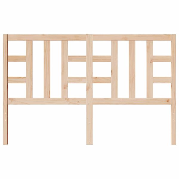 vidaXL tömör fenyőfa ágyfejtámla 146 x 4 x 100 cm