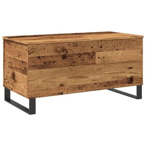 vidaXL antik fa sz&iacute;nű szerelt fa doh&aacute;nyz&oacute;asztal 90 x 44,5 x 45 cm