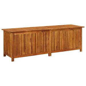 vidaXL t&ouml;m&ouml;r ak&aacute;cfa kerti t&aacute;rol&oacute;l&aacute;da 175 x 50 x 58 cm