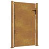 vidaXL Corten ac&eacute;l kerti kapu 100x150 cm