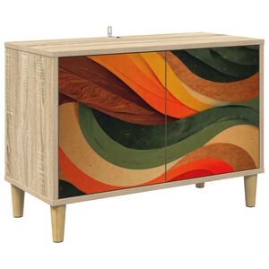 vidaXL TV szekr&eacute;ny BONN 69 x 33 x 50 cm Sonoma Szerelt Fa