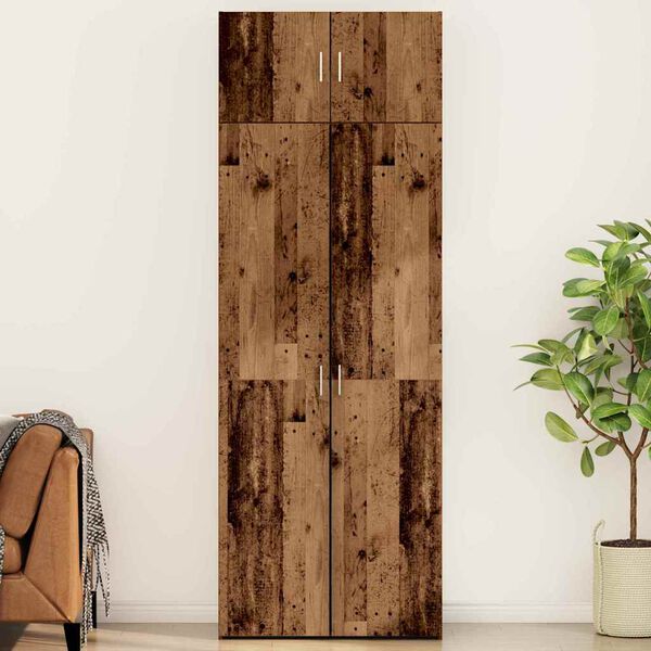 vidaXL T&aacute;rol&oacute;szekr&eacute;ny 3 pcs &Ouml;reg fa