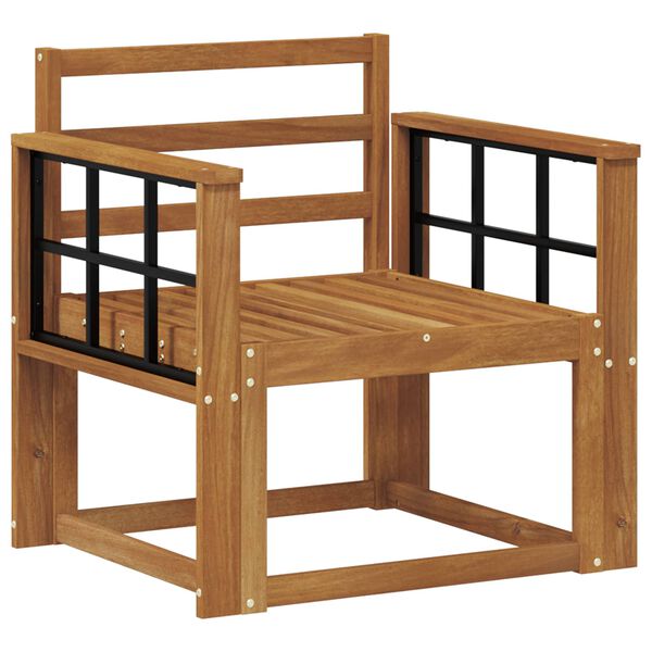 vidaXL K&uuml;lt&eacute;ri kanap&eacute; T&ouml;m&ouml;r Ak&aacute;cfa Term&eacute;szetes