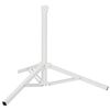 vidaXL Ernyő &aacute;llv&aacute;ny Feh&eacute;r Ac&eacute;l for 25-32 mm Pole