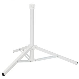 vidaXL Ernyő &aacute;llv&aacute;ny Feh&eacute;r Ac&eacute;l for 25-32 mm Pole