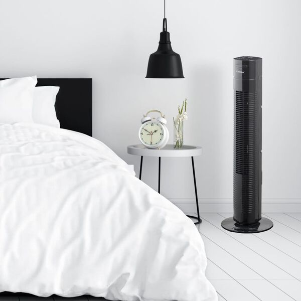 Bestron AFT770ZRC fekete toronyventil&aacute;tor t&aacute;vir&aacute;ny&iacute;t&oacute;val 78 cm 35 W