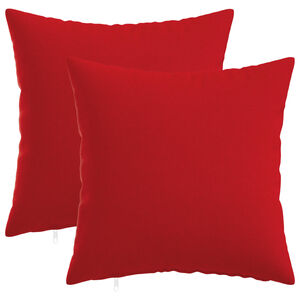 vidaXL P&aacute;rna huzat 2 db HEERLEN Piros 30 x 30 cm Sz&ouml;vet