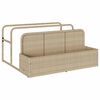 vidaXL b&eacute;zs polyrattan medence melletti &uacute;sz&oacute;t&aacute;rol&oacute; 110x100x57 cm