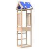 vidaXL J&aacute;t&eacute;k Torny Barna 52.5 x 46.5 x 208 cm T&ouml;m&ouml;r fenyőfa