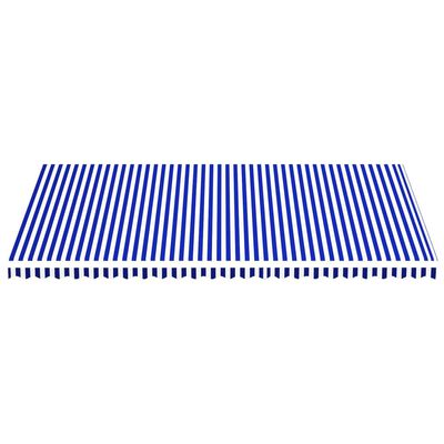 vidaXL kék és fehér csere napellenző ponyva 6 x 3,5 m