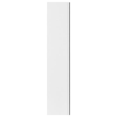 vidaXL fehér MDF tükrös fürdőszobaszekrény 60 x 15 x 75 cm