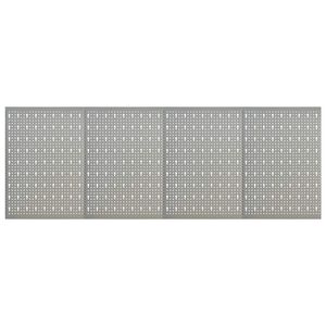 vidaXL 4 db falra szerelhető ac&eacute;l r&ouml;gz&iacute;tőt&aacute;bla 40 x 58 cm