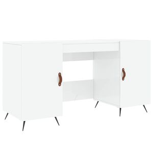 vidaXL magasf&eacute;nyű feh&eacute;r sz&iacute;nű szerelt fa &iacute;r&oacute;asztal 140 x 50 x 75 cm