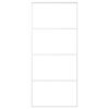 vidaXL feh&eacute;r ESG &uuml;veg &eacute;s alum&iacute;nium tol&oacute;ajt&oacute; 90x205 cm