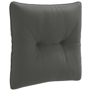 vidaXL H&aacute;tp&aacute;rna PUTTEN 100% poli&eacute;szter Antracitsz&uuml;rke 40 x 40 x 10 cm
