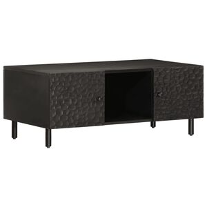 vidaXL fekete t&ouml;m&ouml;r mang&oacute;fa doh&aacute;nyz&oacute;asztal 100 x 54 x 40 cm