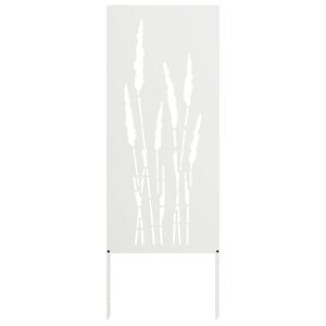 vidaXL Kertv&eacute;dő v&aacute;szon Feh&eacute;r 50 x 140 cm Hidegen hengerelt ac&eacute;l