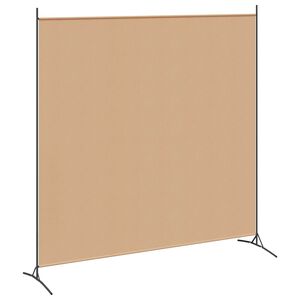 vidaXL Egypaneles Szoba Elv&aacute;laszt&oacute; B&eacute;zs 175 x 180 cm Sz&ouml;vet