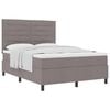 vidaXL Boxrug&oacute;s &aacute;gy matracmal fejt&aacute;ml&aacute;val T&oacute;psz&iacute;nű 140 x 190 cm sz&ouml;vet