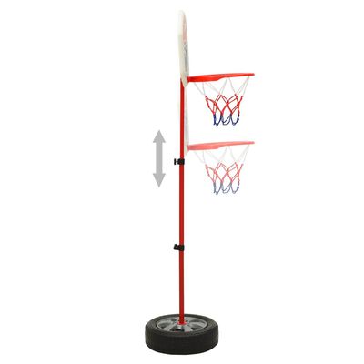 vidaXL állítható kosárlabdajáték-szett 120 cm