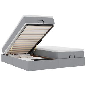 vidaXL Ottom&aacute;n &aacute;gykeret matracokkal Vil&aacute;gossz&uuml;rke 200x200cm sz&ouml;vet