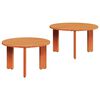 vidaXL Doh&aacute;nyz&oacute;asztal 2 db Faggy&uacute; barna 47,5 x 47,5 x 27 cm