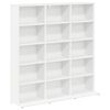 vidaXL CD szekr&eacute;ny Feh&eacute;r 96 x 23,5 x 97,5 cm Szerelt Fa