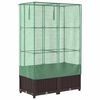 vidaXL rattan megjelen&eacute;sű magas&aacute;gy&aacute;s melegh&aacute;ztakar&oacute;val 80x40x138 cm