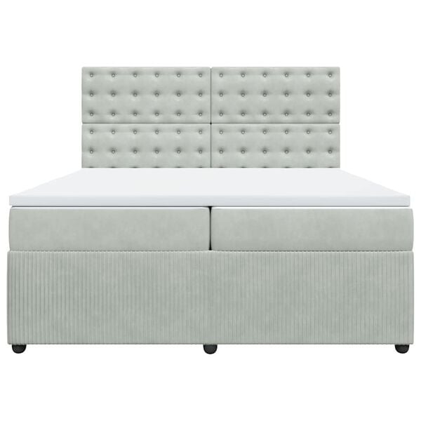 vidaXL vil&aacute;gossz&uuml;rke b&aacute;rsony rug&oacute;s &aacute;gy matraccal 200x200 cm