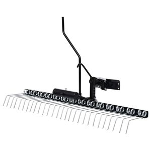 vidaXL gyepszellőztető fűny&iacute;r&oacute; traktorhoz 109 cm