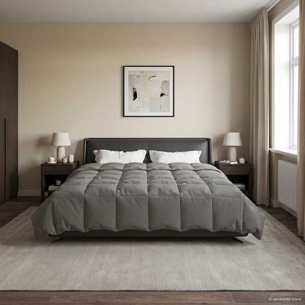 vidaXL Ny&aacute;ri Takarm&aacute;ny S&ouml;v&eacute;nyes Vil&aacute;gossz&uuml;rke 200 x 200 cm Mikrosz&aacute;l