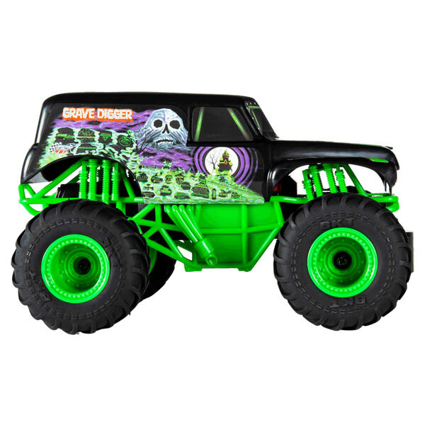 Monster Jam Grave Digger teherautó távirányítóval 1:24