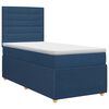 vidaXL Boxspring &aacute;gy matraccal fejt&aacute;ml&aacute;val K&eacute;k 90 x 190 cm Sz&ouml;vet