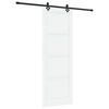 vidaXL Cs&uacute;sz&oacute; ajt&oacute; ORKDAL 83 x 232 cm T&ouml;m&ouml;r Fenyőfa Feh&eacute;r