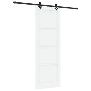 vidaXL Cs&uacute;sz&oacute; ajt&oacute; ORKDAL 83 x 232 cm T&ouml;m&ouml;r Fenyőfa Feh&eacute;r
