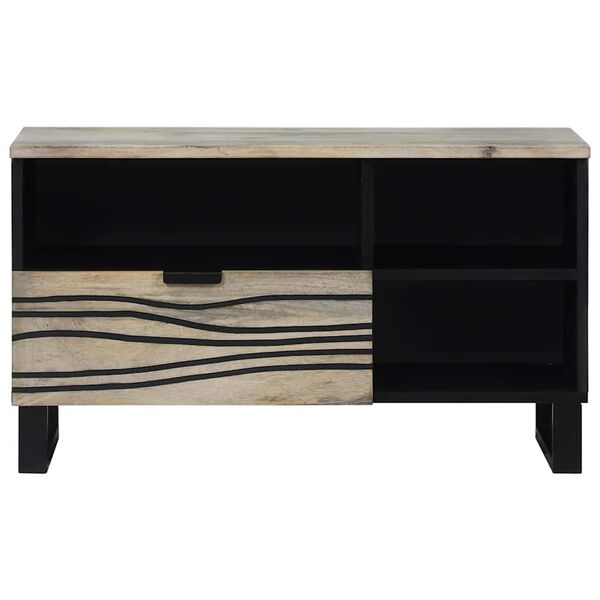 vidaXL TV egys&eacute;gek fi&oacute;kkal Feh&eacute;r 80 x 33 x 46 cm Faanyag