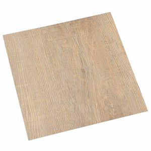 vidaXL Padl&oacute;deszk&aacute;k 5,11 m&sup2; 55 pcs PVC Vil&aacute;gos Sz&uuml;rke, S&ouml;t&eacute;t Barna