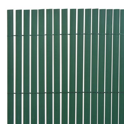 vidaXL zöld kétoldalas kerti kerítés 110 x 500 cm