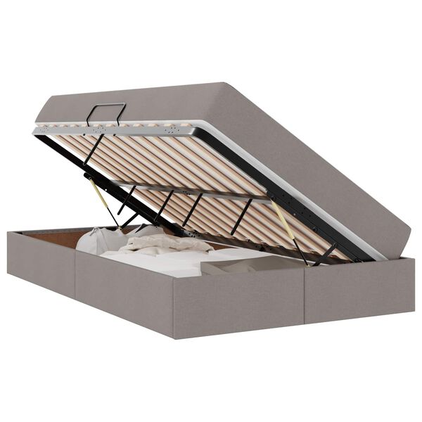 vidaXL &Aacute;gy t&aacute;rol&oacute;val &eacute;s matraccal T&oacute;psz&iacute;nű 120 x 190 cm Poli&eacute;szter