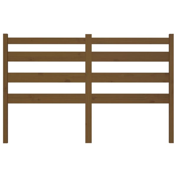 vidaXL m&eacute;zbarna t&ouml;m&ouml;r fenyőfa &aacute;gyfejt&aacute;mla 186 x 4 x 100 cm