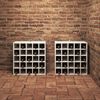 vidaXL Bor&aacute;gas 2 pcs Feh&eacute;r 56 x 25 x 56 cm T&ouml;m&ouml;r fenyőfa