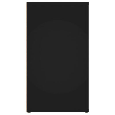 vidaXL fekete szerelt fa tálalószekrény 80x30x54 cm