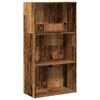 vidaXL antik fa sz&iacute;nű szerelt fa k&ouml;nyvespolc 60 x 30 x 114 cm