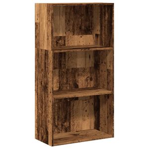 vidaXL antik fa sz&iacute;nű szerelt fa k&ouml;nyvespolc 60 x 30 x 114 cm