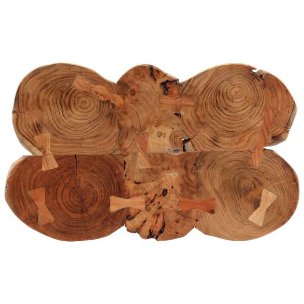 vidaXL tömör akácfa rönk bárasztal 90 x 54 x 105 cm