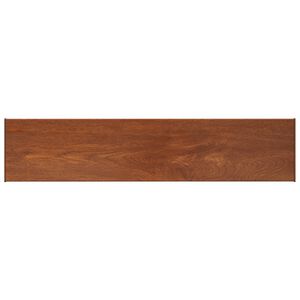 vidaXL Ablakp&aacute;rk&aacute;ny Barna fa 120 x 35 x 4,5 cm PVC