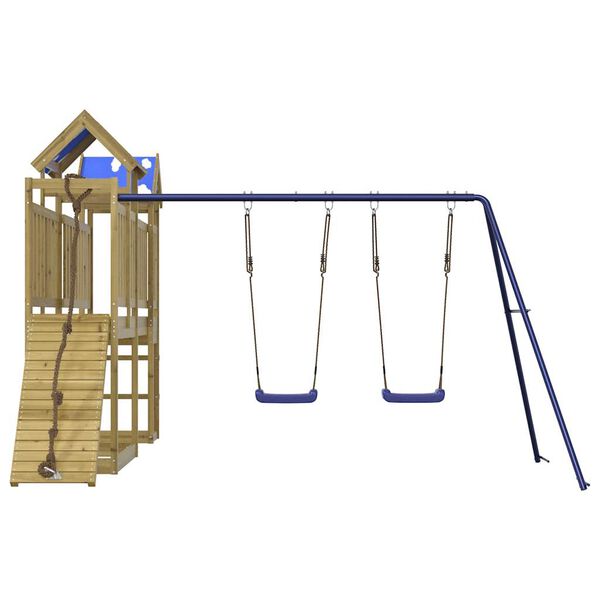 vidaXL impregn&aacute;lt fenyőfa k&uuml;lt&eacute;ri j&aacute;tsz&oacute;szett