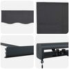 vidaXL Beh&uacute;zhat&oacute; napellenző Antracit &eacute;s sz&uuml;rke 400 &times; 300 cm