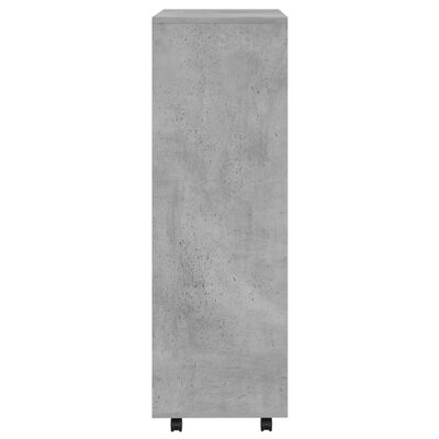 vidaXL betonszürke forgácslap ruhásszekrény 80 x 40 x 110 cm